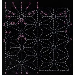 Plantilla Para Bordar Sashiko Hojas 15 Cm - Sew Easy 7 Plantilla Para Bordar Sashiko Hojas 15 Cm - Sew Easy -Las Tijeras Magicas Tienda plantilla para bordar sashiko hojas 15 cm sew easy 2