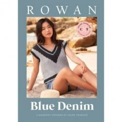 Rowan Blue Denim. 4 Handknit Designs By Chloe Thurlow