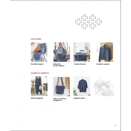Sashiko. 14 Proyectos De Bordado Japonés 5 Sashiko. 14 Proyectos De Bordado Japonés - Imagen 3
