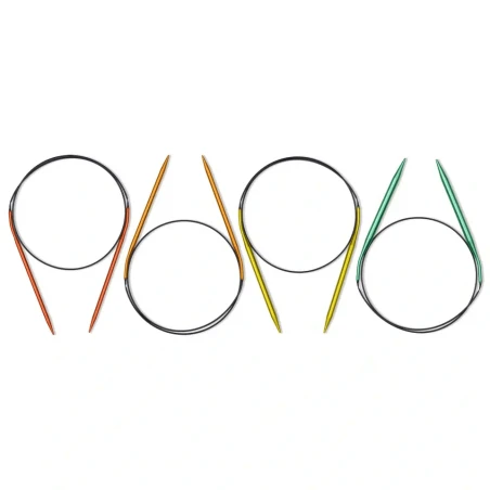 Set Agujas Circulares Aluminio 80 Cm - Colour Collection - Prym 5 Set Agujas Circulares Aluminio 80 Cm - Colour Collection - Prym - Imagen 3