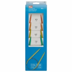 Set Agujas Circulares Aluminio 80 Cm - Colour Collection - Prym