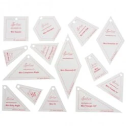 Set De 14 Mini Plantillas Variadas Para Patchwork - Sew Easy
