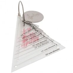 Set De 8 Plantillas Triangulares Para Patchwork - Sew Easy