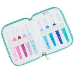 Set De 9 Ganchillos Waves 2.0 Deluxe KnitPro