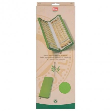 Set De Agujas Bambú Para Tricotar 33 Cm - Prym 6 Set De Agujas Bambú Para Tricotar 33 Cm - Prym - Imagen 4
