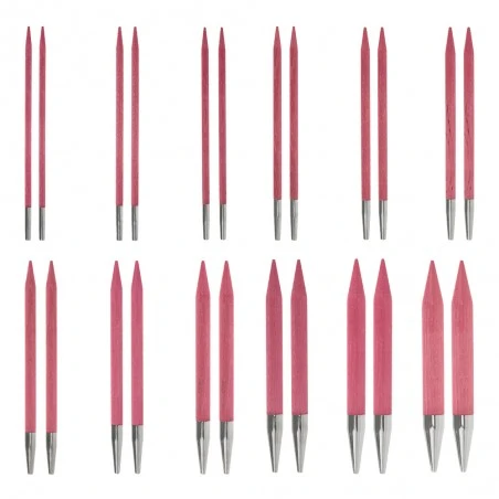 Set De Agujas Circulares Blush - Fuchsia Denim Effect - Lykke 5 Set De Agujas Circulares Blush - Fuchsia Denim Effect - Lykke - Imagen 3