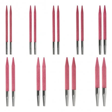 Set De Agujas Circulares Blush – Magenta Basketweave Effect - Lykke 5 Set De Agujas Circulares Blush – Magenta Basketweave Effect - Lykke - Imagen 3