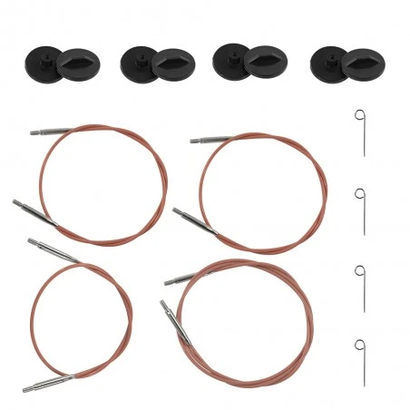 Set De Agujas Circulares Blush – Magenta Basketweave Effect - Lykke 6 Set De Agujas Circulares Blush – Magenta Basketweave Effect - Lykke - Imagen 4