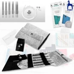 Set De Agujas Circulares Intercambiables - Pony Perfect