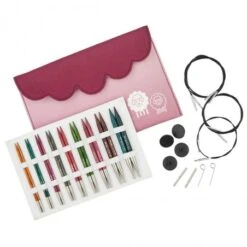 Set De Agujas Circulares Intercambiables 13 Cm Deluxe Dreamz KnitPro
