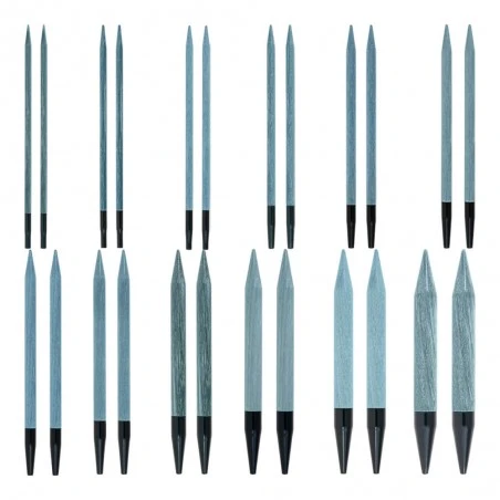 Set De Agujas Circulares Intercambiables 13 Cm Indigo - Lykke 4 Set De Agujas Circulares Intercambiables 13 Cm Indigo - Lykke - Imagen 2