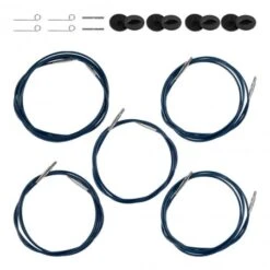 Set De Agujas Circulares Intercambiables 13 Cm Indigo - Lykke 7 Set De Agujas Circulares Intercambiables 13 Cm Indigo - Lykke -Las Tijeras Magicas Tienda set de agujas circulares intercambiables 13 cm indigo lykke 2