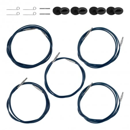 Set De Agujas Circulares Intercambiables 13 Cm Indigo - Lykke 5 Set De Agujas Circulares Intercambiables 13 Cm Indigo - Lykke - Imagen 3