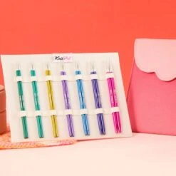 Set De Agujas Circulares Intercambiables 13 Cm Midi Zing - KnitPro 8 Set De Agujas Circulares Intercambiables 13 Cm Midi Zing - KnitPro -Las Tijeras Magicas Tienda set de agujas circulares intercambiables 13 cm midi zing knitpro 2