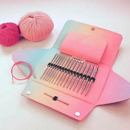 Set De Agujas Circulares Intercambiables Addi Click Unicorn Lace Long 4 Set De Agujas Circulares Intercambiables Addi Click Unicorn Lace Long - Imagen 2