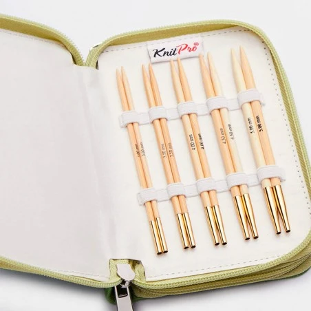 Set De Agujas Circulares Intercambiables Bamboo Starter - KnitPro 4 Set De Agujas Circulares Intercambiables Bamboo Starter - KnitPro - Imagen 2