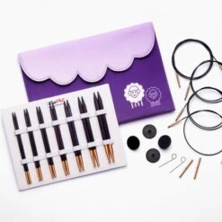 Set De Agujas Circulares Intercambiables Deluxe 13 Cm J' Adore - KnitPro