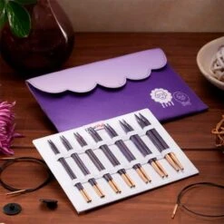 Set De Agujas Circulares Intercambiables Deluxe 13 Cm J' Adore - KnitPro -Las Tijeras Magicas Tienda set de agujas circulares intercambiables deluxe 13 cm j adore knitpro 3