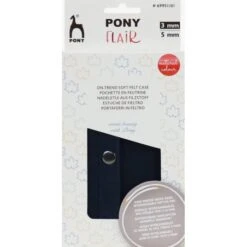 Set De Agujas Circulares Intercambiables Flair Con Estuche De Fieltro - Pony