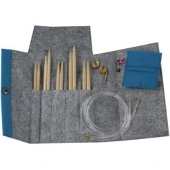 Set De Agujas Circulares Intercambiables Maple Con Estuche De Fieltro - Pony