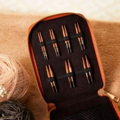 Set De Agujas Circulares Intercambiables Mini Ginger - KnitPro -Las Tijeras Magicas Tienda set de agujas circulares intercambiables mini ginger knitpro 3