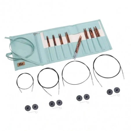 Set De Agujas Circulares Intercambiables Natural - Prym 3 Set De Agujas Circulares Intercambiables Natural - Prym