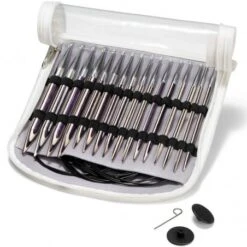 Set De Agujas Circulares Intercambiables Stripes - Prym -Las Tijeras Magicas Tienda set de agujas circulares intercambiables stripes prym 2