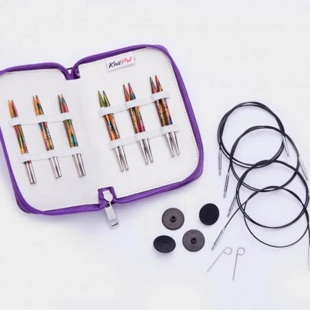 Set De Agujas Circulares Intercambiables Symfonie Special 10 Cm - KnitPro 4 Set De Agujas Circulares Intercambiables Symfonie Special 10 Cm - KnitPro - Imagen 2