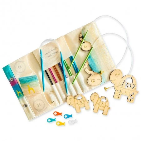 Set De Agujas Circulares Intercambiables The Ocean Pony 3 Set De Agujas Circulares Intercambiables The Ocean Pony