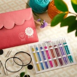 Set De Agujas Circulares Intercambiables Zing Deluxe 13 Cm - KnitPro 9 Set De Agujas Circulares Intercambiables Zing Deluxe 13 Cm - KnitPro -Las Tijeras Magicas Tienda set de agujas circulares intercambiables zing deluxe 13 cm knitpro 3