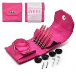 Set De Agujas Circulares Intercambiables Starter Blush Fuchsia - Lykke
