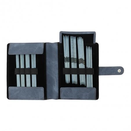 Set De Agujas De Doble Punta 15 Cm De 2 Mm A 3,75 Mm - Indigo - Lykke 3 Set De Agujas De Doble Punta 15 Cm De 2 Mm A 3,75 Mm - Indigo - Lykke