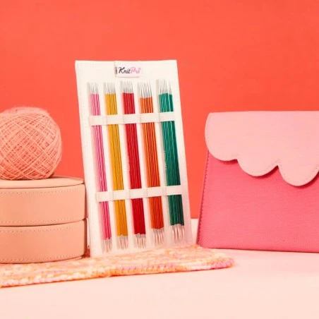 Set De Agujas De Doble Punta 15 Cm Zing Deluxe - KnitPro 6 Set De Agujas De Doble Punta 15 Cm Zing Deluxe - KnitPro - Imagen 4