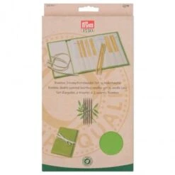 Set De Agujas De Doble Punta 20 Cm De Bambú - Prym -Las Tijeras Magicas Tienda set de agujas de doble punta 20 cm de bambu prym 3