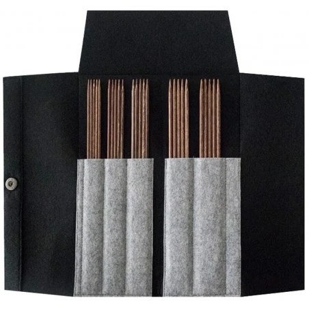 Set De Agujas De Doble Punta Perfect Con Estuche De Fieltro - Pony 3 Set De Agujas De Doble Punta Perfect Con Estuche De Fieltro - Pony