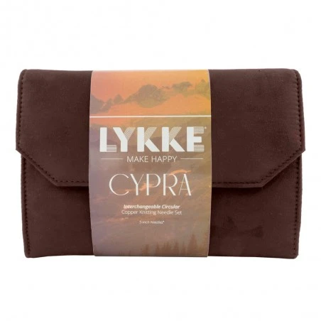 Set De Agujas Circulares Intercambiables 13 Cm Color Marrón Cypra - Lykke 4 Set De Agujas Circulares Intercambiables 13 Cm Color Marrón Cypra - Lykke - Imagen 2