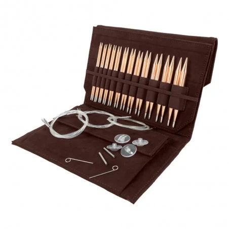 Set De Agujas Circulares Intercambiables 13 Cm Color Marrón Cypra - Lykke 3 Set De Agujas Circulares Intercambiables 13 Cm Color Marrón Cypra - Lykke