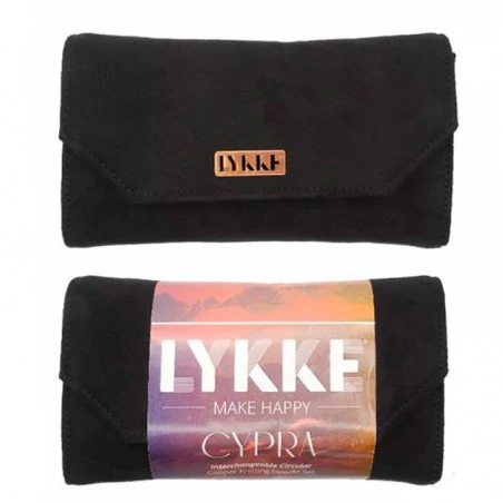 Set De Agujas Intercambiables 9 Cm Cypra Black Vegan Suede - Lykke 4 Set De Agujas Intercambiables 9 Cm Cypra Black Vegan Suede - Lykke - Imagen 2