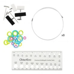 Set De Agujas Intercambiables Spin Bamboo 10cm ChiaoGoo 7 Set De Agujas Intercambiables Spin Bamboo 10cm ChiaoGoo -Las Tijeras Magicas Tienda set de agujas intercambiables bamboo 10cm chiaogoo 2