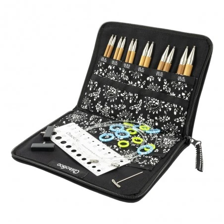 Set De Agujas Intercambiables Spin Bamboo 13cm ChiaoGoo 3 Set De Agujas Intercambiables Spin Bamboo 13cm ChiaoGoo