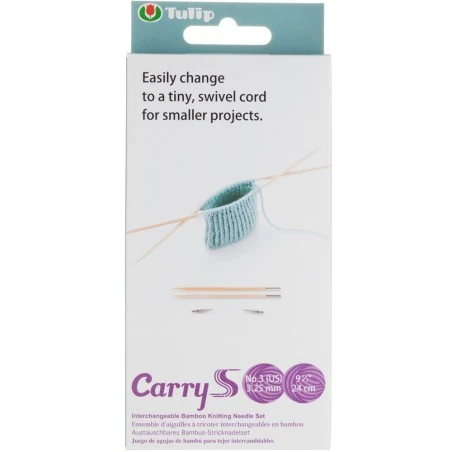 Set De Agujas Intercambiables Bamboo CarryS - Tulip 3 Set De Agujas Intercambiables Bamboo CarryS - Tulip