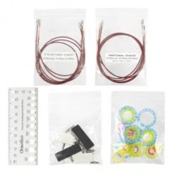 Set De Agujas Intercambiables Twist Red 10cm ChiaoGoo -Las Tijeras Magicas Tienda set de agujas intercambiables twist red 10cm chiaogoo 2