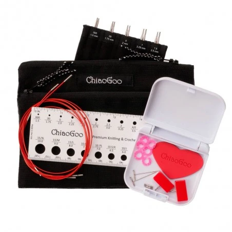 Set De Agujas Intercambiables 13 Cm Twist Red - ChiaoGoo 9 Set De Agujas Intercambiables 13 Cm Twist Red - ChiaoGoo - Imagen 7