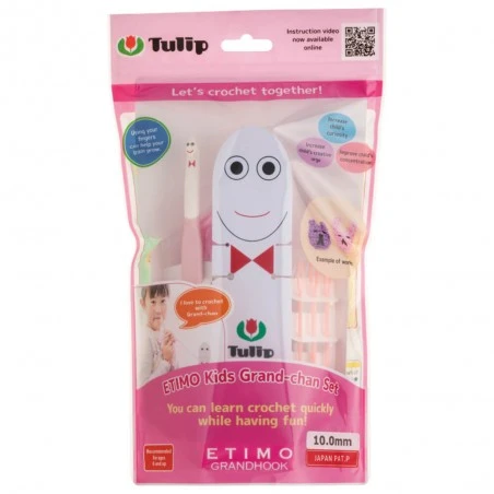 Set De Ganchillo Para Niños - Etimo Kids Grand-Chan - Tulip 3 Set De Ganchillo Para Niños - Etimo Kids Grand-Chan - Tulip