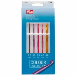 Set De Ganchillos Aluminio - Colour Collection - Prym -Las Tijeras Magicas Tienda set de ganchillos aluminio colour collection prym 2