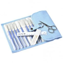 Set De Ganchillos De Acero Tulip Etimo Royal Silver