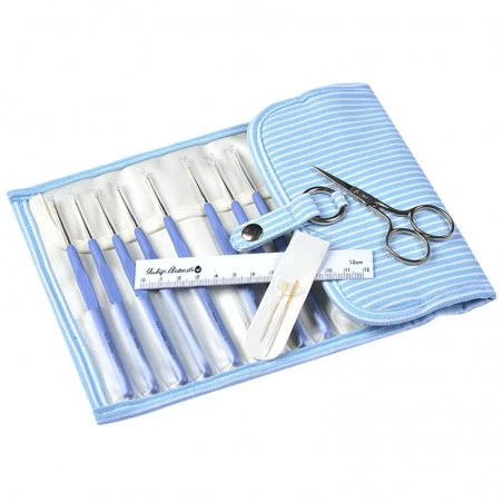 Set De Ganchillos De Acero Tulip Etimo Royal Silver 3 Set De Ganchillos De Acero Tulip Etimo Royal Silver