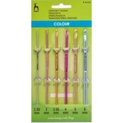 Set De Ganchillos De Colores - Pony