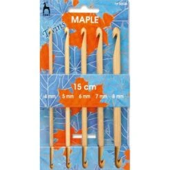 Set De Ganchillos Tunecinos 2 Puntas Maple - Pony