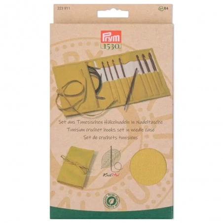 Set De Ganchillos Tunecinos Natural - Prym 6 Set De Ganchillos Tunecinos Natural - Prym - Imagen 4